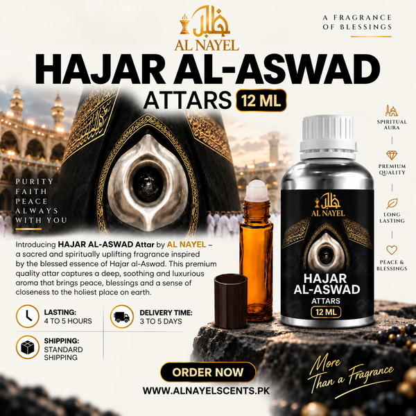 HAJAR AL- ASWAD PERFUME OIL - ATTARS 12ML